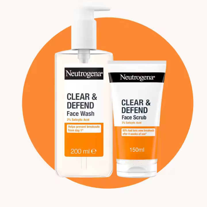 Neutrogena Set Para El Cuidado Facial De Exfoliante Diario y  Limpiador Facial - 1