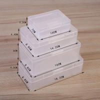 Caja De Almacenamiento Para Joyería Y Maquillaje Transparente Plástico Ecológico Para Pendientes Y Anillos Caja Organizadora De Hardware De Cosméticos LEENKEA - details 0