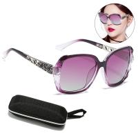 1 gafas de sol polarizadas cuadradas Sparkling Composite marco brillante y la caja de gafas cuadradas - details 5