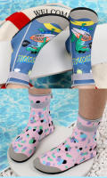 Calcetines de playa de verano para niños, zapatos de natación para vadear en arroyos, suela suave, antideslizantes, de caña alta y tubo largo, zapatos de playa para hombres y mujeres - details 12