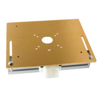 Placa De Inserto Para Mesa De Router C8 Máquina De Grabado Aluminio Aleación Placa Inversa Conjunto Talla Fresa Trimmer Plegable Para Carpintería - details 7