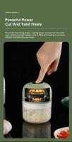 Molinillo Eléctrico De Ajo 250ml Mini Con Carga USB Procesador De Alimentos Para Frutas Verduras Pimienta Picante Herramientas De Cocina - details 8