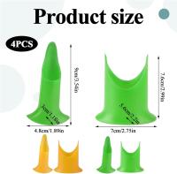 4 Pcs Pepper Corer Seed Remover Tomate Corer Remover Innovador de núcleo vegetal Perfect Pepper Corer - details 0