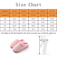 Pantuflas De Algodón Para Invierno Calientes Y Suaves Para Hombres Y Mujeres Zapatos De Casa Con Suela De EVA Pantuflas De Terciopelo Para Interior - details 0