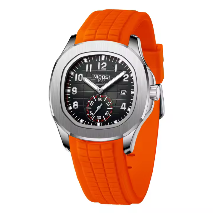 Reloj De Pulsera De Cuarzo Para Hombre NIBOSI Deportivo De Lujo Con Fecha Automática Resistente Al Agua Y Luminoso Reloj De Hombre AQUANAUT De Bandera Top Marca - 1