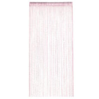 Cortina De Hilo Brillante Para Sala De Estar 100x200CM Con Borlas Y Línea Plateada Divisor De Puerta Y Ventana De Color Sólido Moderno Para El Hogar - details 9