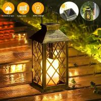 Lámpara Colgante Solar Con Lámpara De Velocidad De Lámpara De LED Impermeable Para Mesa Patio Jardín Decoración De Fiesta Al Aire Libre Sin Encendedor - details 4