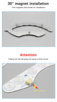 Módulo LED Para Luces De Techo 220V 72W 96W Ahorrador De Energía Panel De Luz Para Lámparas De Ventilador De Techo - details 7