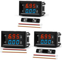 Voltímetro Digital DC0-100V 10A 50A 100A Con Pantalla LED Para Coches Motos Y Electromóviles Medidor De Voltaje Y Corriente - details 6
