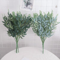 Planta Artificial De 50cm Hoja Verde Ramas Largas Flor Falsa Accesorios De Boda Decoración Del Hogar Estilo Eucalipto - details 3