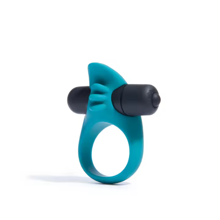 Platanomelón - Anillo Vibrador con 3 Velocidades y 7 Modos, Juguetes Eróticos para Pareja - Golum Azul - 1