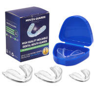 4pcs/Box Mandíbula Antisnore Transparente Material De Silicona 2 Regulares + 2 Grandes Previene El Engruesido Y Reduce El Ronquido - details 0