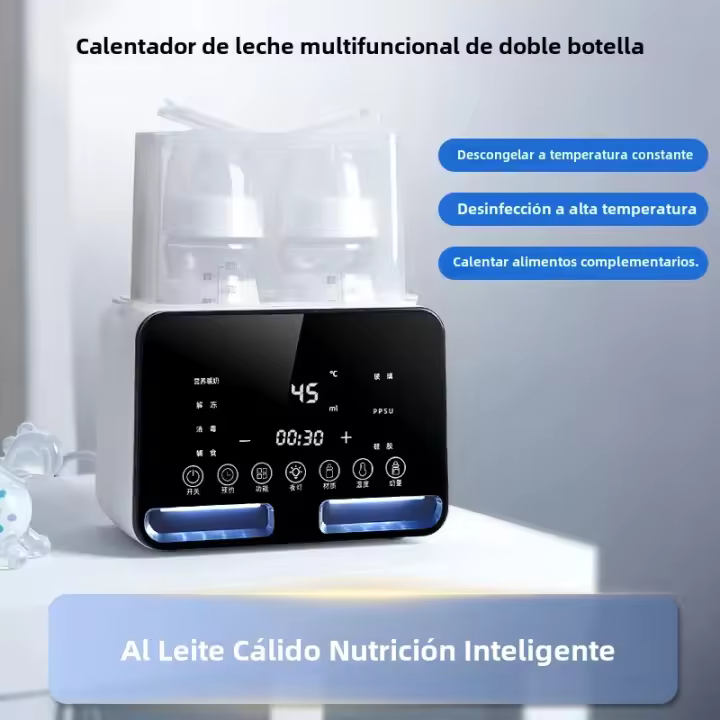 Calentador Y Esterilizador De Botella Para Bebé 2 En 1 Con Termostato Inteligente Disipación Automática De Leche Y Desinfección De Botellas Edad Recomendada 0-36 Meses - 1
