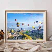 Rompecabezas De 500 Piezas Para Adultos 46x28cm Pintura De Globo Aéreo Papel Puzle Decoración De Pared Regalo De Fiestas Juguetes - details 2