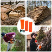3Pcs Wedge De Madera Plástica Para Sierra De Cadena Resistente Al Desgaste Accesorios De Seguridad Para Sierra De Cadena Suministros De Corte De Árbores - details 5