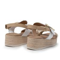 Sandalias plataforma mujer TINA KIZ 5705 BLANCO SANDALIA HEBILLA PLATAFORMA BLANCO 35154 25V - details 1