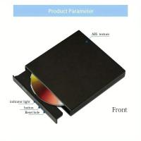 Unidad De Lectura Y Escritura DVD USB 2.0 Slim Para Laptop PC Y Desktop Protegible CD-RW Reproductor Óptico DVD-ROM - details 2