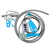 Ducha De Camping Portátil Y Set De 20L Con Bomba Eléctrica Para Lavar Coche Riego De Plantas Y Limpieza De Animales De Compañía Herramienta Multifuncional Para Viajes Al Aire Libre - details 1