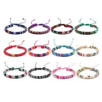 Juego De 12 Pulseras Éticas De Colores Para Mujeres Y Hombres Bohemia Tejidas En Lona Moda Verano Joyería Unisex Geométrica - details 14
