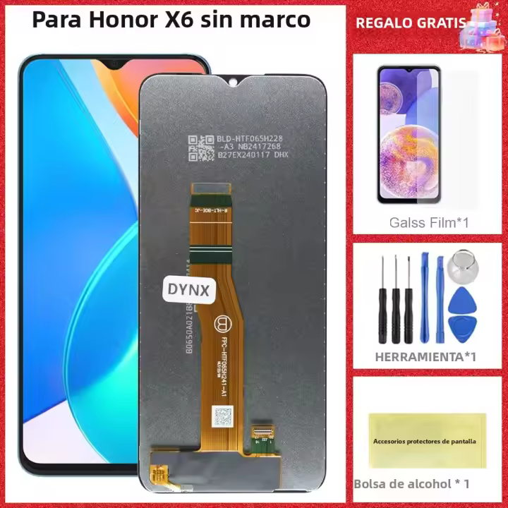 Pantalla LCD De 6.5'' Para Huawei Honor X6 Calidad AAA+ Digitizador De Pantalla Táctil Con Marco De Pantalla Compatible Con VNE-LX1 VNE-LX2 VNE-LX3 - 1