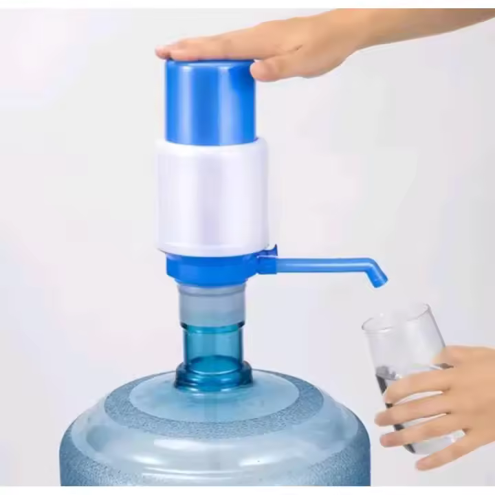 Dispensador Agua para garrafas, Bomba Manual para Garrafas, Compatible con Botellas de 2.5, 3, 5, 6, 8, 10 litros con el tapón diámetro 38mm y 48mm - 1