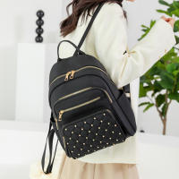 Mochila De Moda Para Mujer De Alta Calidad En Nylon Gran Tamaño Para Viajes Escolares Bolsa De Hombro Para Chicas Adolescentes - details 6