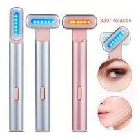 Dispositivo De Cuidado De La Piel Masajeador Facial Varita De Masaje Ocular Equipo De Belleza Masajeador De Ojos LED 4 En 1 Varita De Masaje Facial Regalos Para Mujeres Regalo Del Día De La Madre - details 1