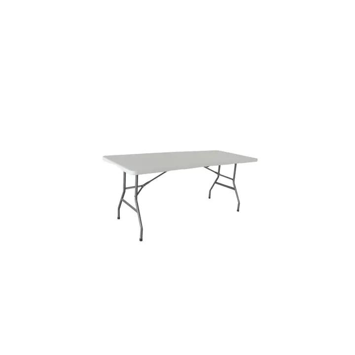 MESA PLEGABLE POLIETILENO CON ASA 180x74x74cm  - DE SUINPLAS DECORACIONES - 1