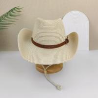 Sombrero De Vaquero Estilo Jazz Amplio Para Hombres Y Mujeres Proteccion Solar Para La Playa Y Verano Con Cuerda De Viento - details 10