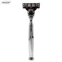 IRAZOR Cuchilla Manual Para Hombres Porta Navajas De Metal Herramienta De Afeitar Y Corte De Barba Hecho En China Acero Inoxidable Tamaño 14cm - details 4