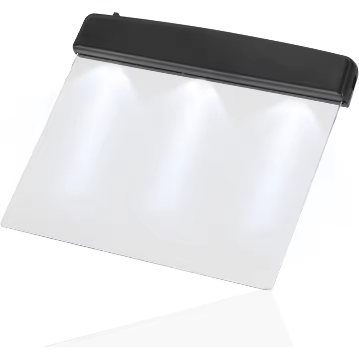 Luz de lectura de libros, luz de libro de tableta para leer en la cama Luz de lectura LED portátil Luz de libro con protección para los ojos - 1
