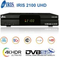Iris 2100 UHD, Iris 2400 Combo Receptor Satélite Decodificador con Wifi, estable, compatible con modulación DVB-S/S2, canales con compresión H.265 y H.264 HEVC, la evolución del IRIS 2100, nuevo procesador Ali M2661, IRIS 2100 HD - details 0