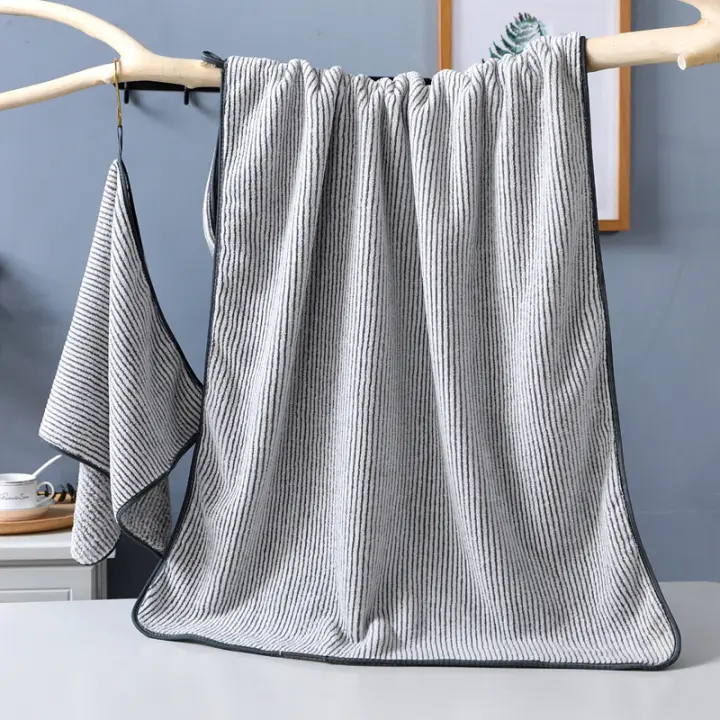 Toallas de baño gruesas para el cuerpo, Toalla de microfibra para gimnasio, bata de ducha deportiva para Spa, hogar Beath - 1