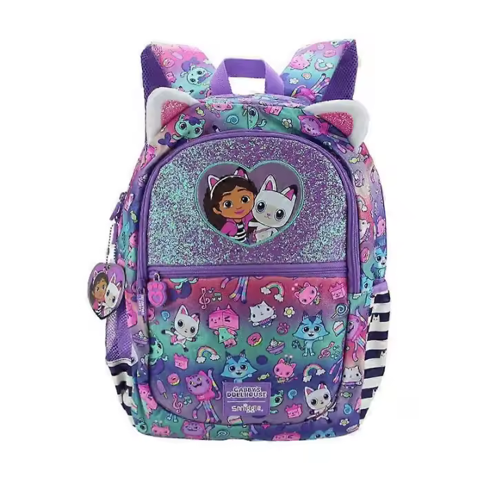 Mochila DE LOS NIÑOS Niñas deslumbrante color Gabby doble hombro mochilas para estudiantes 16 pulgadas - 1