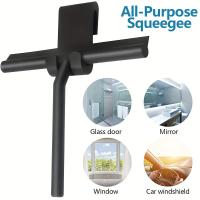 Limpia Ventanas Y Baño Con Cepillo De Silicona Negro/Blanco/Cenizo Herramienta De Limpieza Para Coche Y Ventanas Accesorios Con Gancho Porta Cepillo - details 4