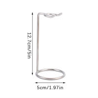 Palo De Afeitar De Metal Para Hombres Soporte Para Cepillo De Afeitar Base Para Cuchillo Plata Cromada Kit De Limpieza De Barba Fácil De Transportar - details 10