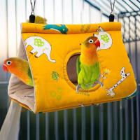 Nido De Pavo Real Peonía Para Periquitos Y Cacatúas Casa De Descanso Invierno Cálido Hamaca Colgante De Peluche Escondite Para Pájaros Accesorios De Jaula - details 2