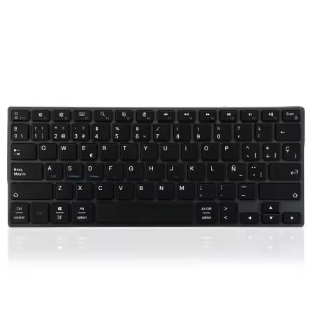 Teclado Compacto Inalámbrico por Bluetooth Subblim Advance Compact/ Gris - 1