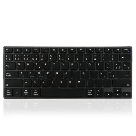 Teclado Compacto Inalámbrico por Bluetooth Subblim Advance Compact/ Gris - 1