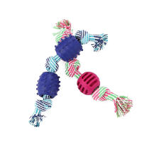 Juguete De Mordedor Para Perros Pequeños Rope De Algodón Resistente a Morder Juego Interactivo Para Limpieza De Dientes Y Diversión - details 3