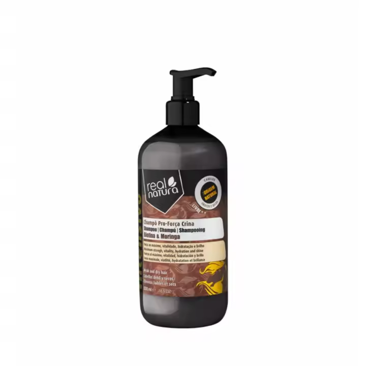 real natura champú pro - fuerza y brillo 500ml - 1