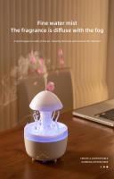 Nuevo humidificador rotatorio de lluvia de medusas con luces de colores, atomización ultrasónica, humidificación por gotas de lluvia, máquina de aromaterapia con forma de nube y seta. - details 7