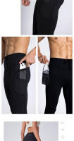 Pantalones De Correr De Veludo Grueso Para Hombres Y Mujeres Pantalones De Yoga Fitness Deporte Al Aire Libre Ciclismo Senderismo Talla Elástica Cómodos Para Todas Las Estaciones - details 12
