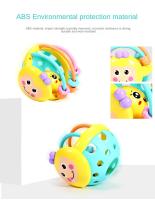 Juguete Para Bebé 10cm Juego De Catch Bola Juguetes Bendy Desarrolla La Inteligencia Recién Nacidos a 12 Meses Plástico Caminador De Bolas Campana Rattle Muñeca - details 3