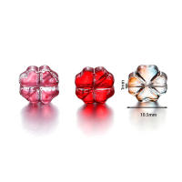 Lucky Bracelets Hechas Con Perlas De Vidrio En Forma De Fourragère Transparentes 10/20 Piezas Por Bolsa Accesorios Para Joyería Y Manualidades - details 0