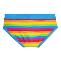 Bragas De Natación Para Hombres Con Detalles De Costura Colorido Bajo La Cintura Sexy Con Cordón Surfeo Push-up Con Almohadilla Ropa Deportiva De Verano De Poliéster Y Spandex - details 6
