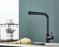 Grifo De Cocina De Acero Inoxidable 304 Con 2 Modos Grifo Moverse Para Fregadero Con Mezclador De Agua Caliente Y Fría Tapón De Spra No Incluido - details 0