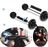 Barbell hambreras engrosada antideslizante Gimnasio fitness levantamiento de pesas cullillas dumbbel Cuello soporte Protección pad Fuerza entrenamiento - details 2