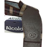 Zapatilla clásica de cuadros para hombre, marca ALCALDE - Comodidad en casa. - details 3