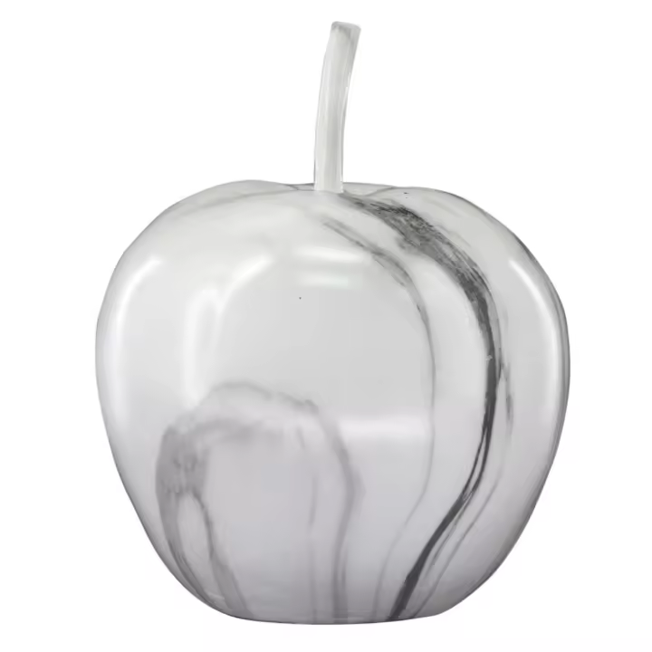 Signes Grimalt Figura Manzana | Figura de Manzana Blanco Contemporaneo 18X19X19cm - 1